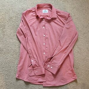 Men’s Mizzen + Main plaid button down sz L